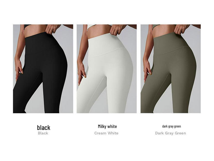 2024 Nude Feel High-Waist Yoga Pants with Pocket for Women