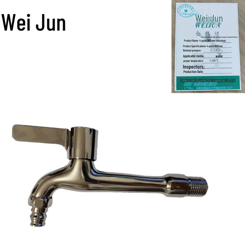 Wei Jun Extended Wall-Mounted Bathroom Faucet