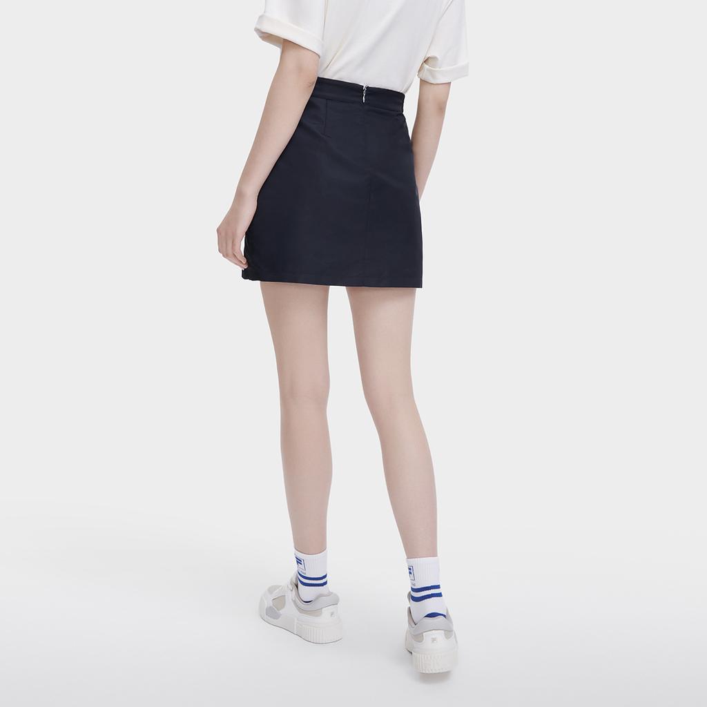 FILA X ETUDES Fashion Solid Color Breathable Woven Casual Skirt Women skirts F11W326308F-NV