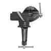 Universal Table Vise Home Clamp On Portable Bench Clamp 360 Degree Swivel Base Black