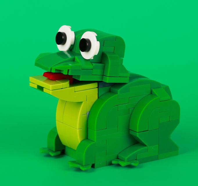 MOC Puzzle Zvířecí Stavební Kostky Včela Tygr Lev Žirafa Žába Krokodýli Liška Pták Divoké Prase Hmyz Mini DIY Cihlová Hračka Dárek F029