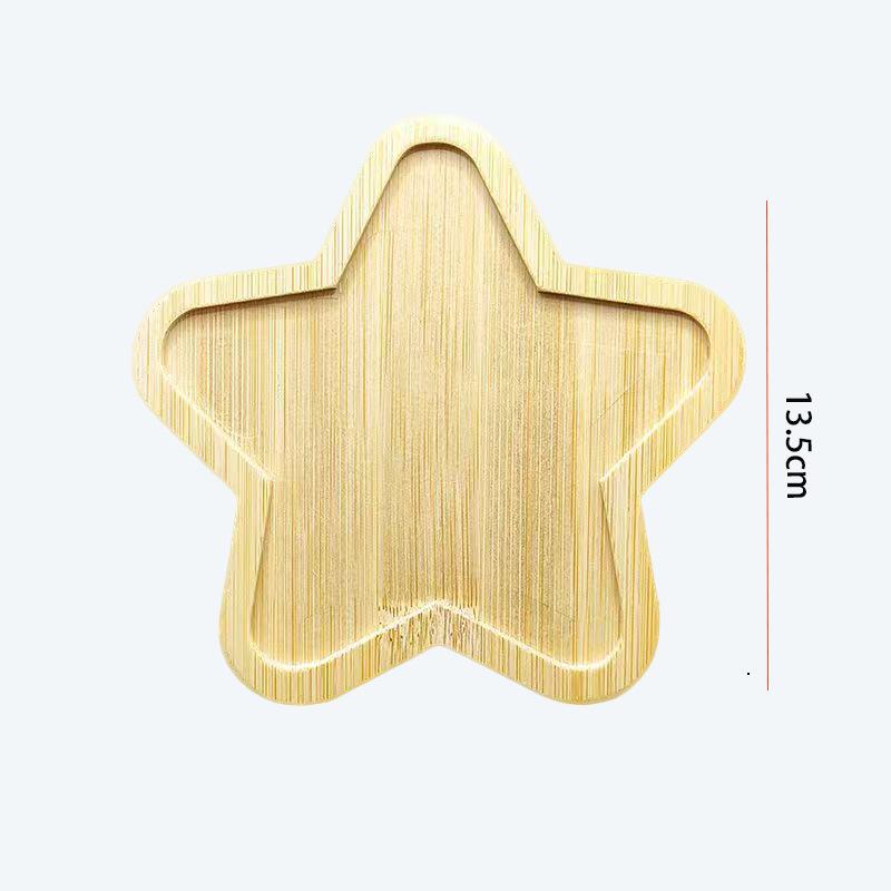 Набор термостойких подстаканников и подносов из бамбука