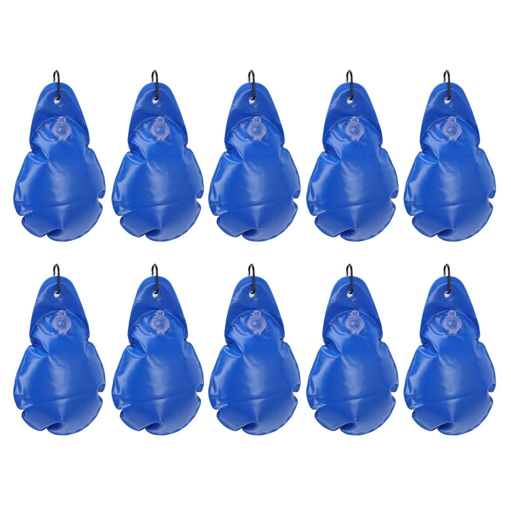 10PCS Pool Cover Weights PVC Water Bags Antifreezing Winter Swimming Pool Cover Hanging Bag for Ground Pools