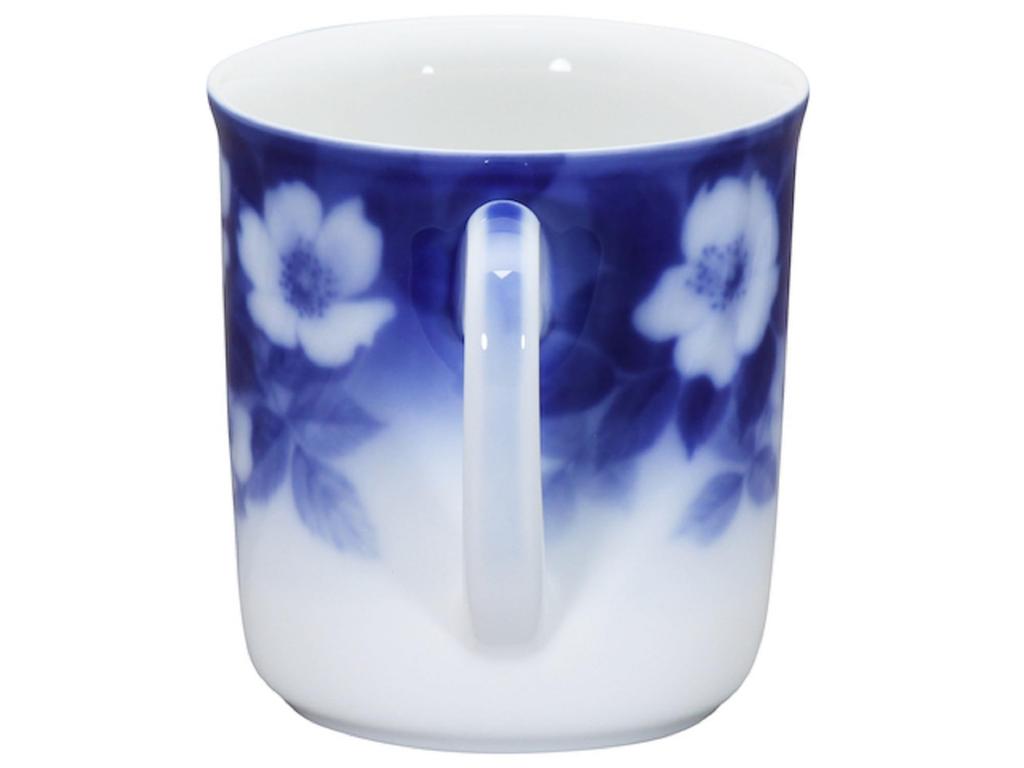 Okura Art Pottery Rosa Canina Microwave and Dishwasher Made In Mug, Coffee/Tea, Approx. 310cc, Safe, Japan, 126C/A783-1