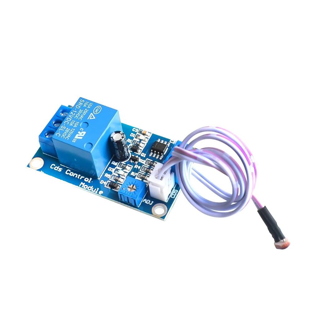 

XH-M131 DC 12V Light Control Switch Photoresistor Relay Module Detection Sensor 10A brightness Automatic Control Module