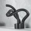 Gold Bathroom Faucet Black Basin Faucet Brass Creative Gray Bathrooom Sink Mixer Tap Hot & Cold Waterfall Basin Faucet