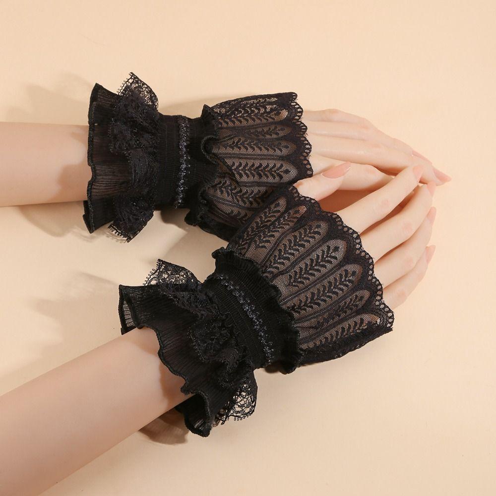 Costume Accessory Fake Sleeves Cuffs Comfortable Lace Cuff Fashion Fake Cuff Daily Accessory