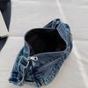 Casual Denim Crossbody Bag Women's Lightweight Commuter Shoulder Bag Fashionable New Style Versatile Korean Design