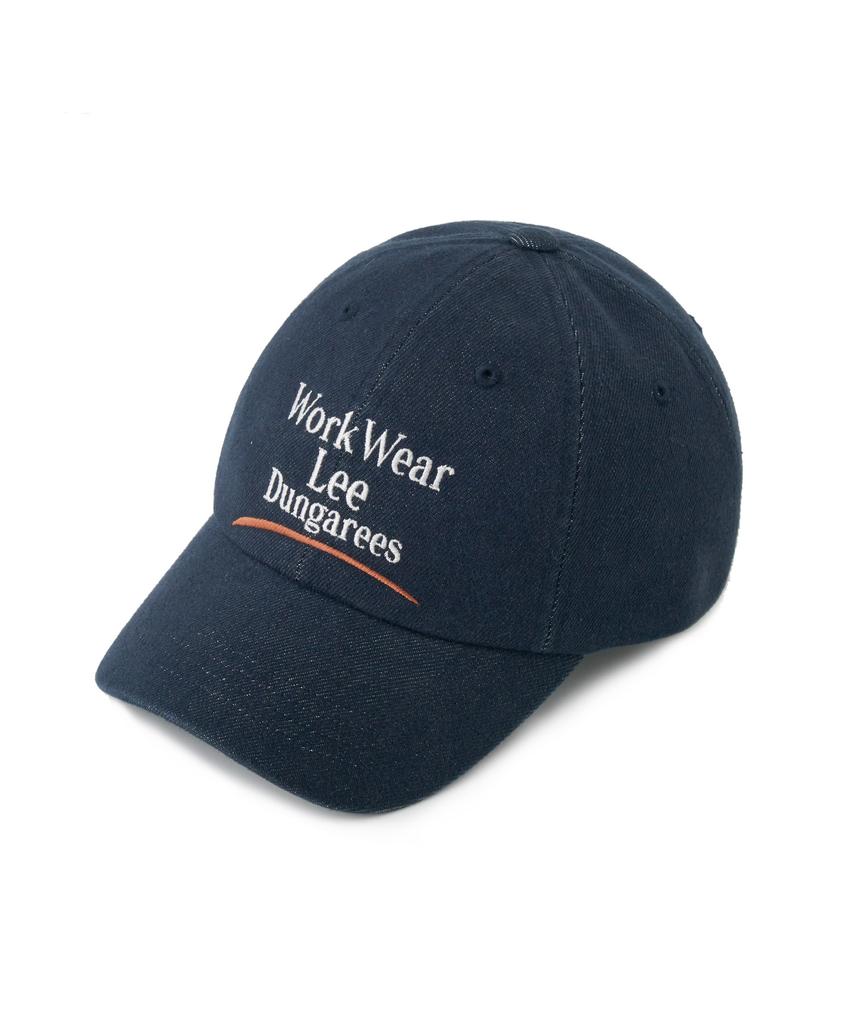 LEE Denim Lettering Ball Cap Indigo Low