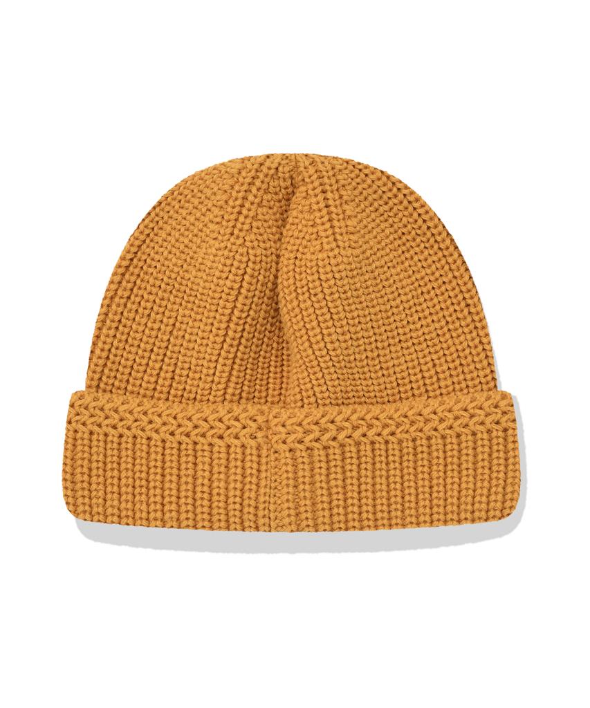 COVERNAT Authentic C Logo Short Beanie Yellow