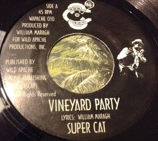 

7inch Record SUPER CAT - Vineyard Party WAPACHE010 Wild Apache 1998 Jamaica Reggae, Ska & Dub Used