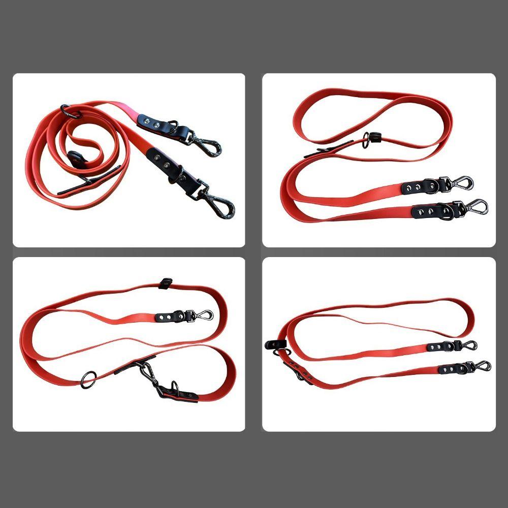 2 Hooks Dog Leash 2.2M Pet Traction Rope Easy To Clean Pet Double-ended Leash Pet Training