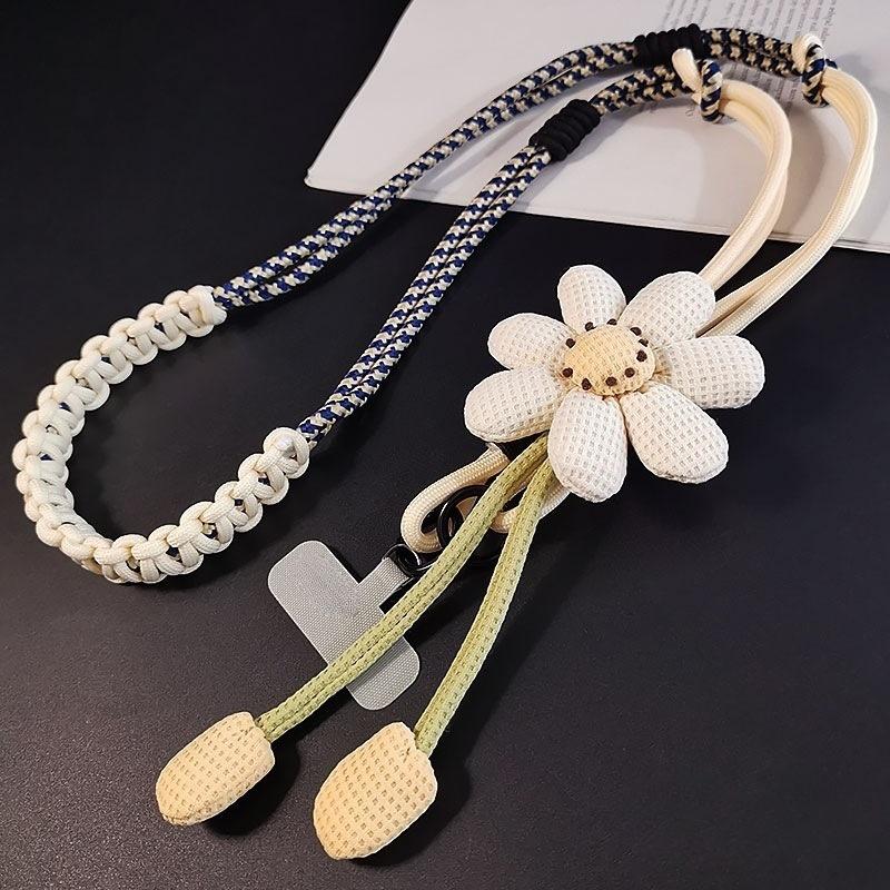 

Women s Phone Lanyard, Crossbody, Neck and Wrist Strap, Multi-Functional Woven Rope, Fresh Style for Outdoor Travel and Hiking