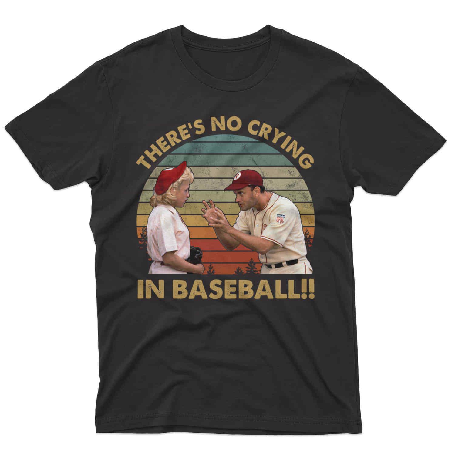 SALE There No Crying In Baseball A League Of Their Own Vintage T-Shirt, Gift For XXXXL