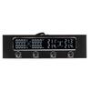 PC Fan Controller Adjustable Speed LCD Display Temperature Controller with Screws Stickers for