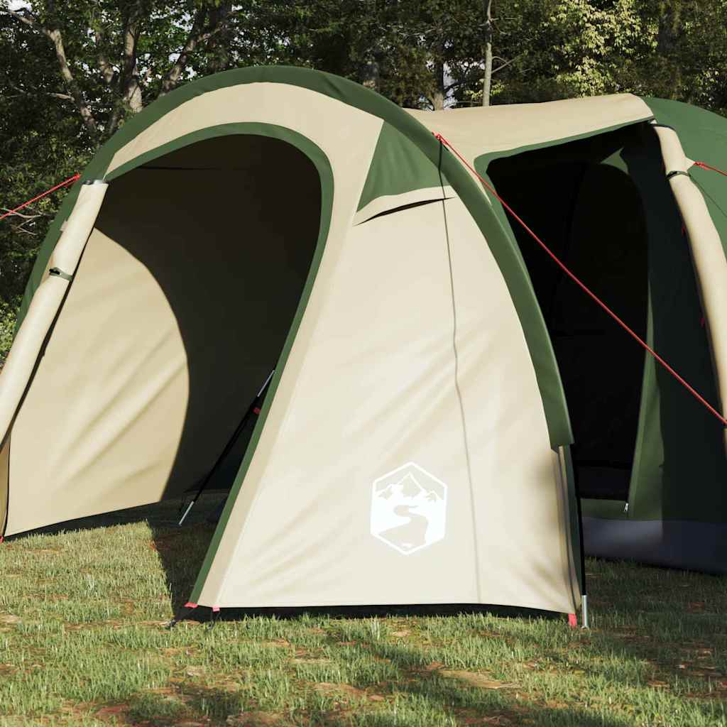 Dome Tent with Canopy and Storage Green 384 X 254 X 170 Cm