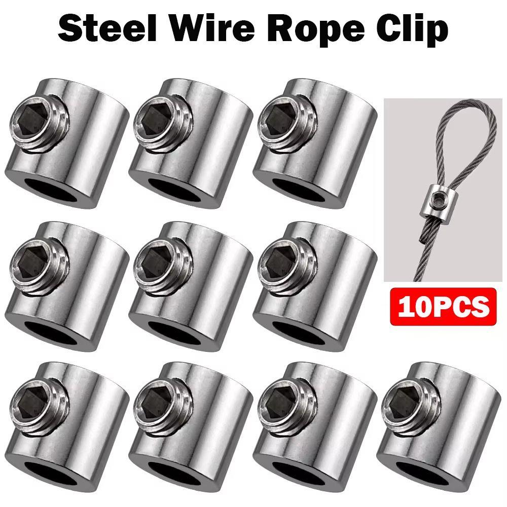 Adjustable Wire Rope Clamp Copper Hanging Clip Hardware Accessories Stainless Steel Cable Clamp