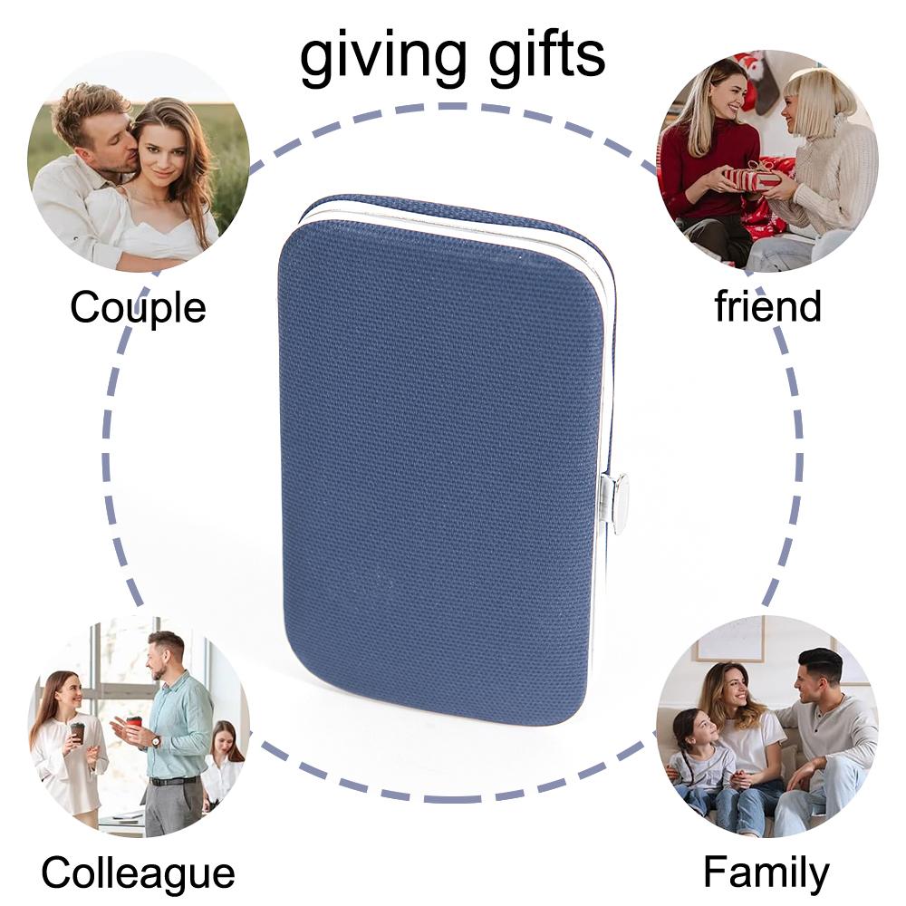 7PCS Colorful stainless steel nail clipper set, nail clipper, ear scoop, foot trimmer, beauty pliers, nail and nail repair tools