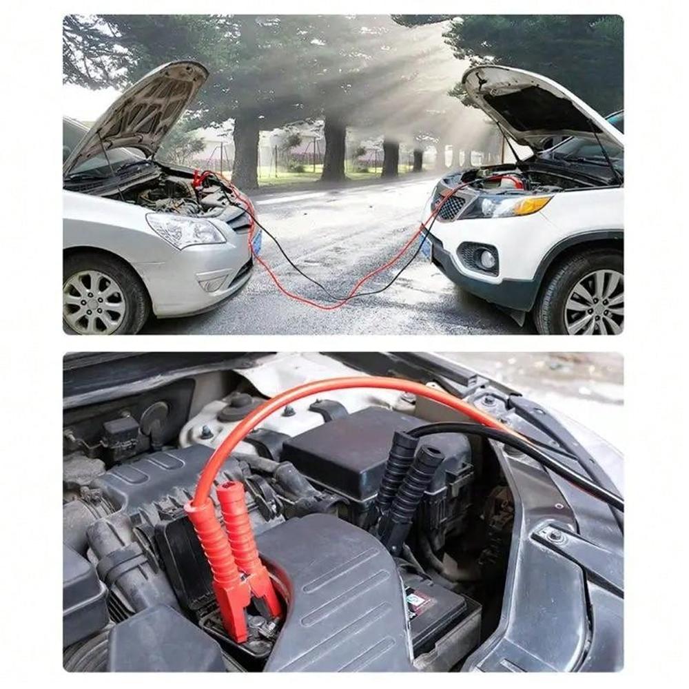 Power Start Jumper Cables Battery Jump Cables Car Emergency Power Safe Start Cable for Automotive Heavy Duty Booster Cables Kits
