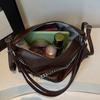 Fashionable Chain Decor Tote Bag Leather Crossbody Bag Multi-functional Backpack Suitable Travel for Daily Shopping Weekend Travel and Other Scenes
