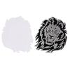 3D Car Aluminum Alloy Sticker Personality Lion Auto Logo Badge Emblem Tail Decal