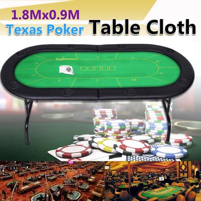 10 Player Texas Holdem Poker Board Cloth Rotary Table Cloth Covering UDW Folding