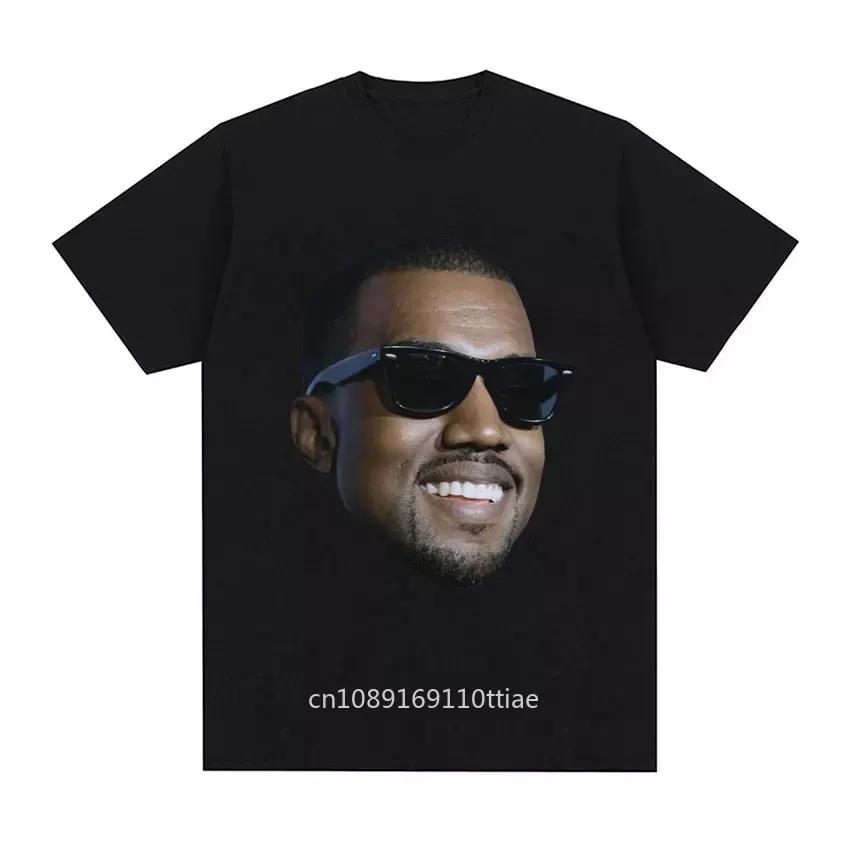 Funny Kanye West Meme Graphic T-Shirt Men's Women Vintage Hip Hop Rap Casual T Shirts Cotton Short Sleeve Oversized T Shirt Tops