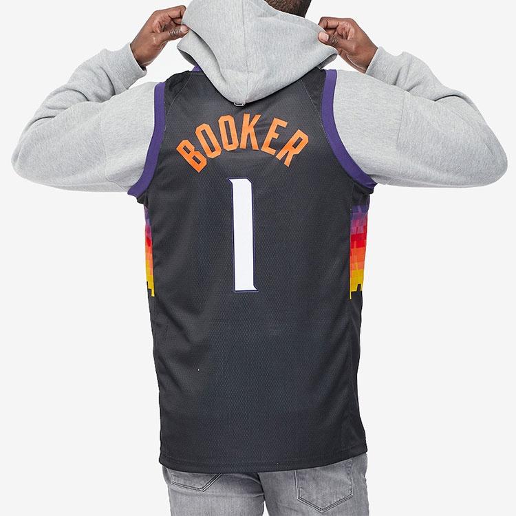Nike NBA Devin Booker Phoenix Suns 2022/23 Fan Edition Swingman Jersey #1 Men's CN1773-013