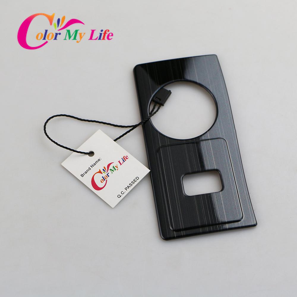 Car Rear Control Socket Charge Cigarette Smoke Lighter USB Switch Button Frame Lamp Stick Trim for Ford Focus