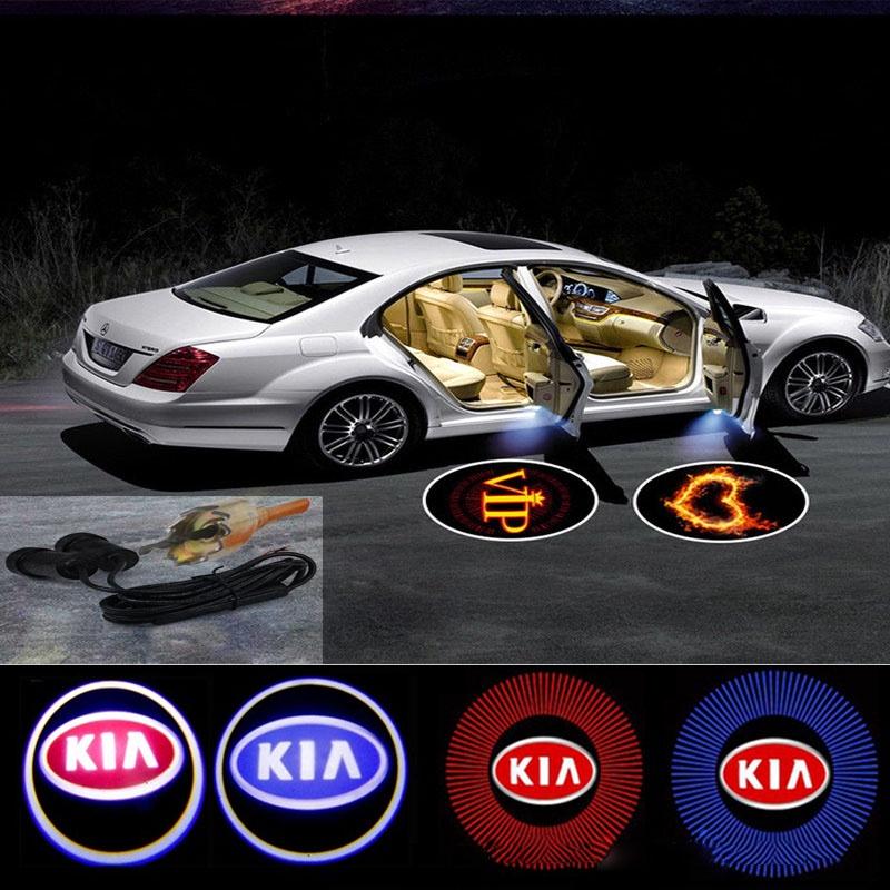 2pcs Auto Logo Door Welcome Light Car Led Laser Projector For Lights