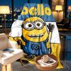 Minions Print Blanket - Soft & Comfortable, for Bedroom, Travel, Sofa, Home Decoration - Birthday Christmas Gift for Friend