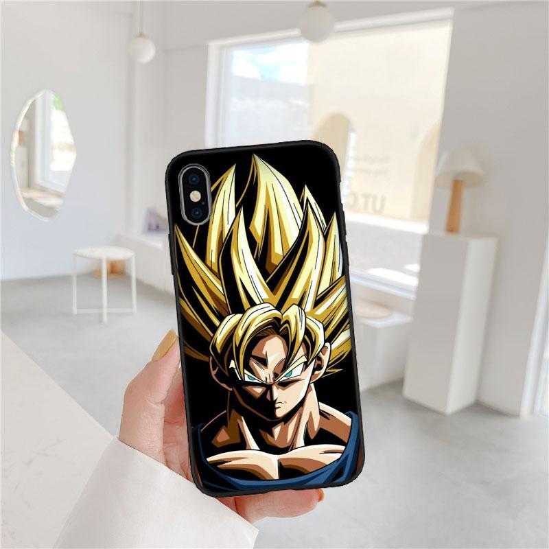 LO37 Dragon Ball Goku Soft Shell Phone Case for Redmi Note 10 11 12 Pro Max 10S 10C 10T 11A 11S 12S 12C