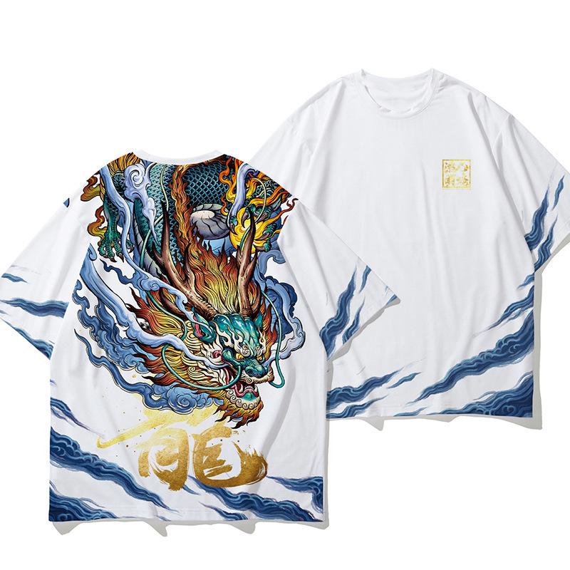 Summer T-shirt 3D Cartoon Animation Printed T-shirt Short Sleeved T-shirt Top