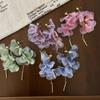 Organza Flower Earrings Sweet Yarn Mesh Earrings Fashion Long Tassel Earrings  Women