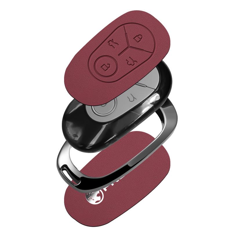 Proton e.MAS 5-Key Metal Case with Buckle: High-End Remote Control Protective Pouch and Chain for Men