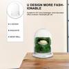 Hemoton Glass Display Dome,Clear Glass Dome for Micro Landscape DIY,Clear Cloche Bell Jar Terrarium Display Bottle,Decorative Case for Plants
