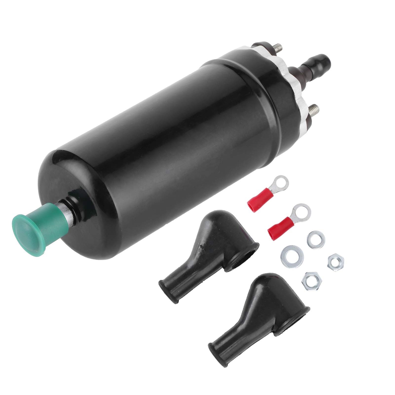 

Akozon Встроенный топливный насос высокого давления Выход 0580464070 Универсальная замена с резиновой крышкой соединения normal