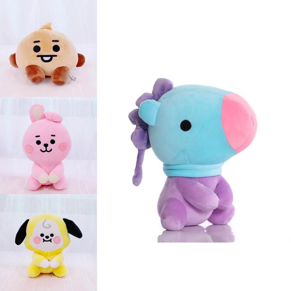 Bt21 Bts Kpop Seated Doll 20cm Baby Plush Toy Tata Cooky Chimmy Koya Mang Shooky