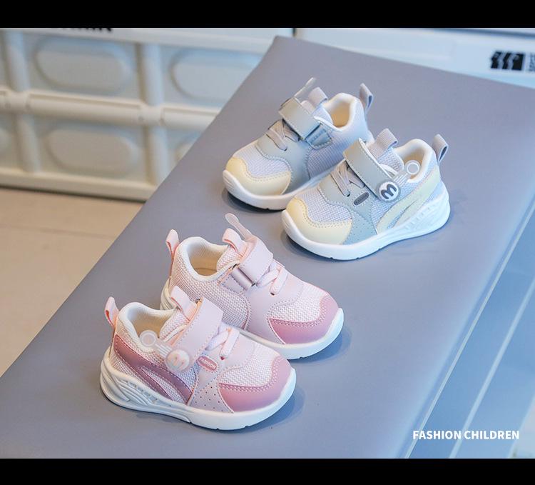 Baby Toddler Non-Slip Soft Sole Mesh Sneakers for Boys & Girls - Spring & Autumn