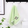 Cartoon Children's Face Towel Soft Absorbent Coral Fleece Embroidered Hair Home School Students Foreign Trade