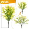 Thanksgiving Fake Flowers for Decoration - 3PCS Artificial Flowers for Outdoors Fake Plants Indoor Plants Fall Decorations for Home Decor Patio