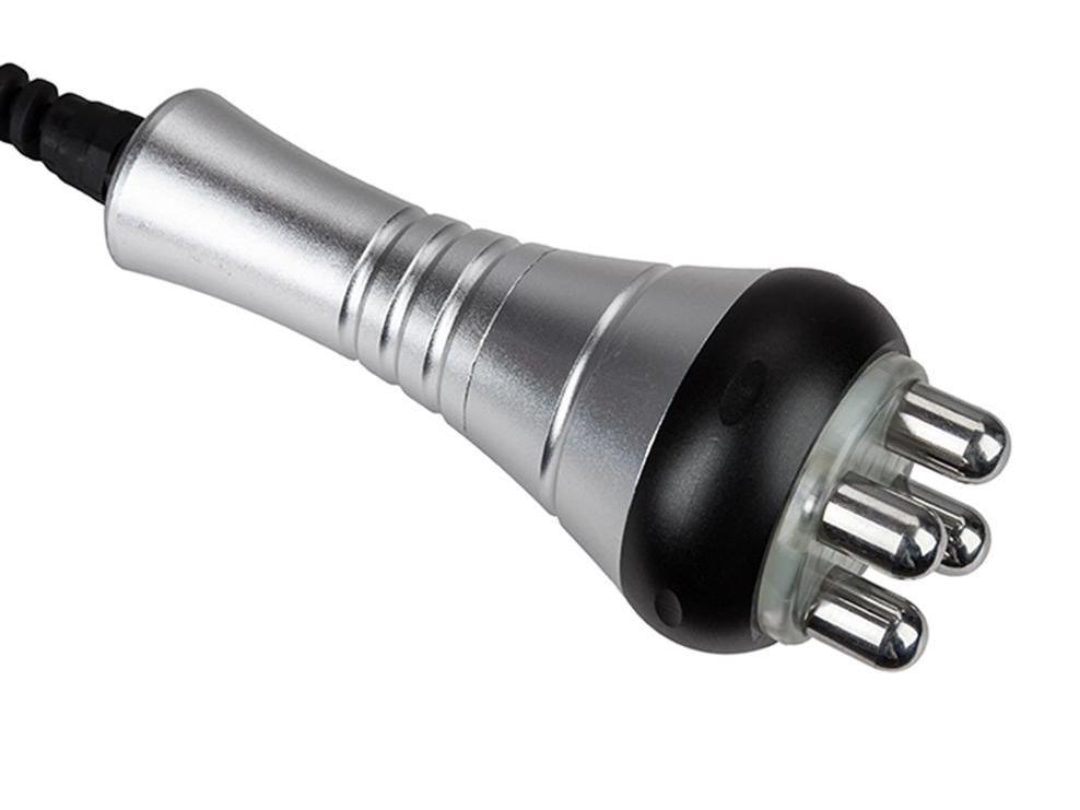 Six-in-One Beauty Device with 40K Head, 3-Pole, 4-Pole, and 6-Pole Handles, Vacuum Handle, Laser Plate, and Strap Accessories