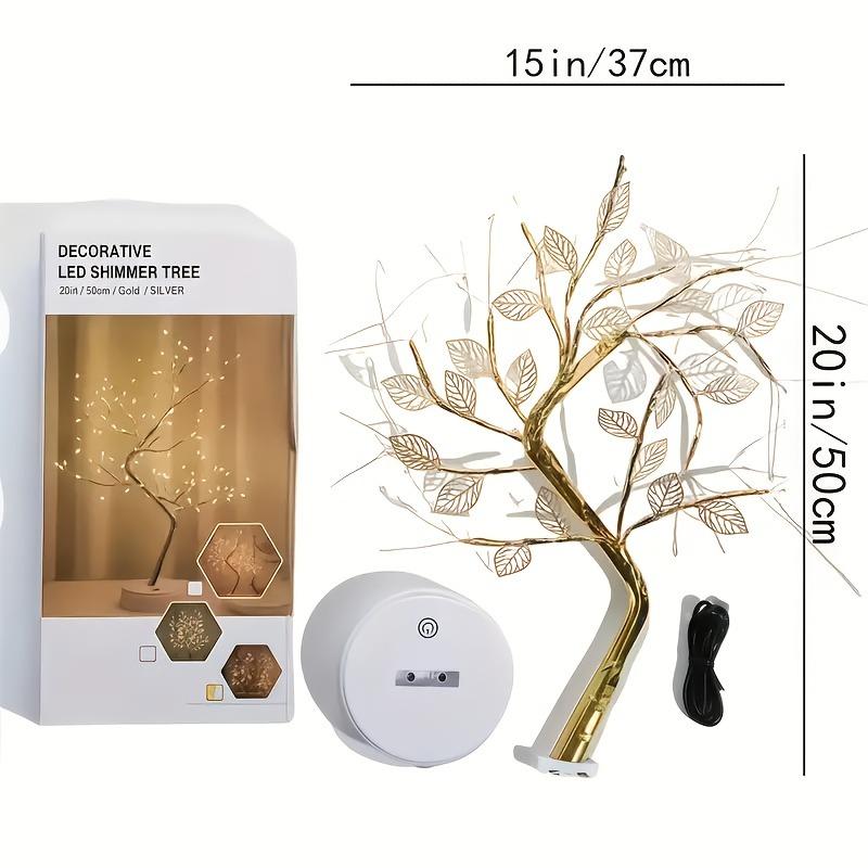 LED Pearl Tree Light Romantic Night Lamp Decorative Table Tree Lamp Bedroom Valentine Gift Home Decoration Light