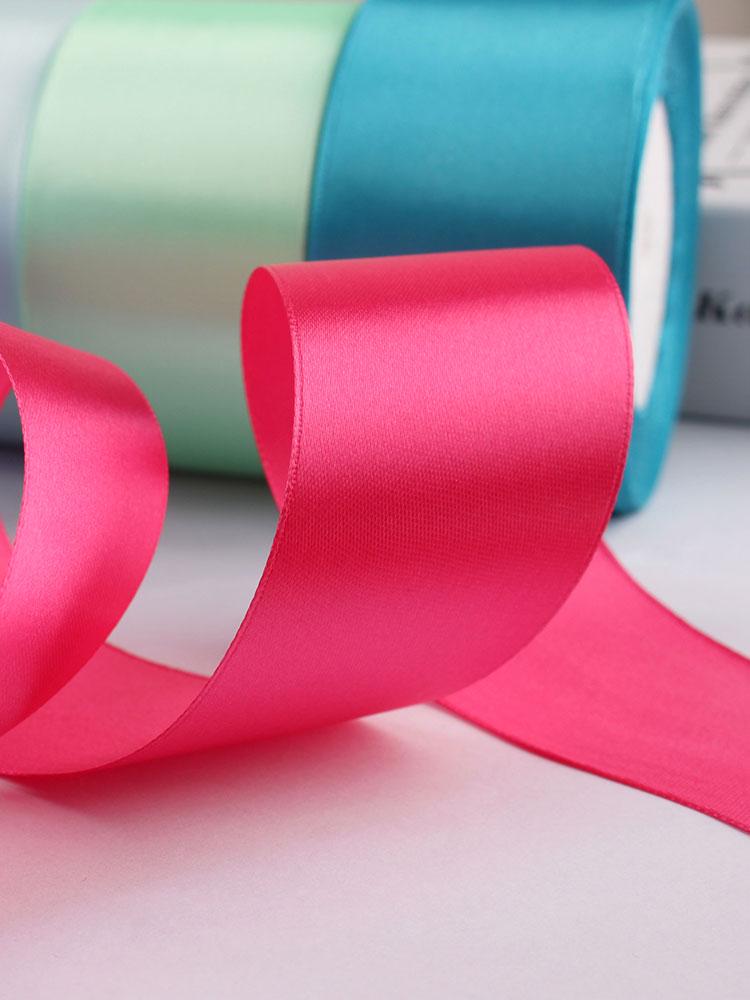 5cm Wide Handmade White Satin Silk Cloth Strips for Rose Flower Craft and Gift Wrapping