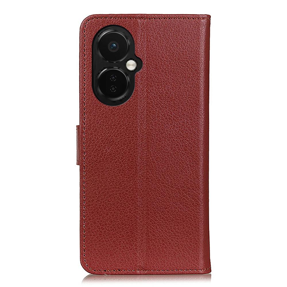 Flip Wallet Case for OnePlus Nord CE 3 Lite 5G/Nord N30 5G,Litchi Texture PU Leather Stand Phone Cover
