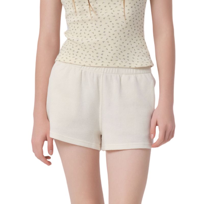 

Yescci Свободные шорты-блейзер Маленькие шорты Rice apricot One size