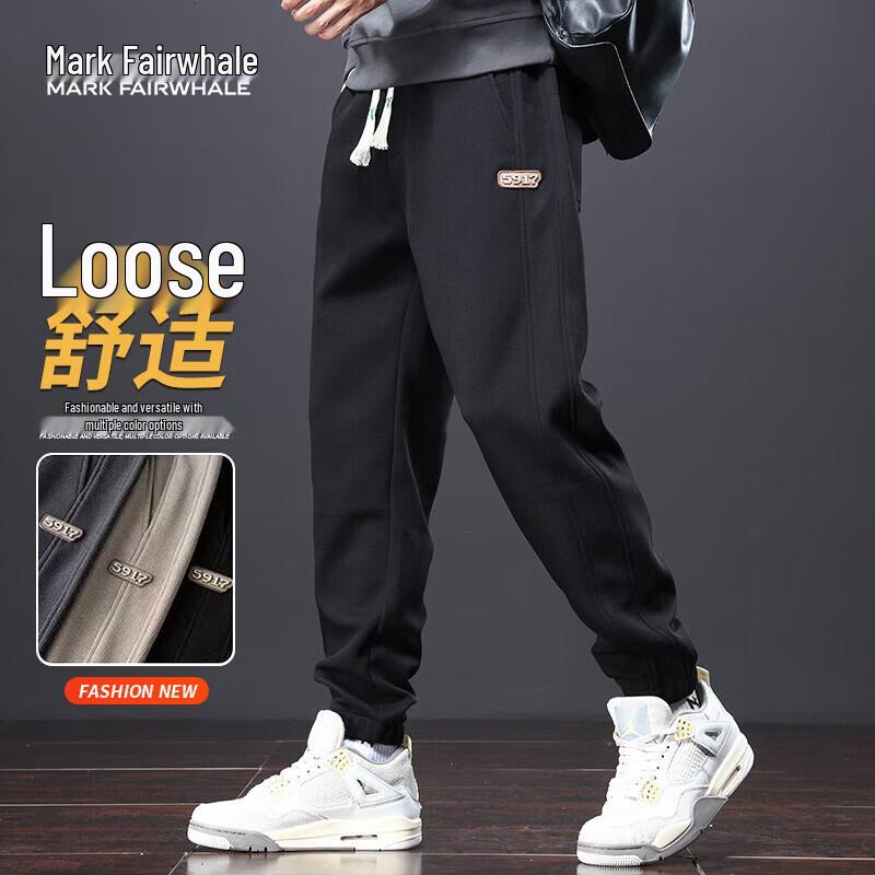 

MARK FAIRWHALE Men s Waffle Knit Jogger Sweatpants 2XL