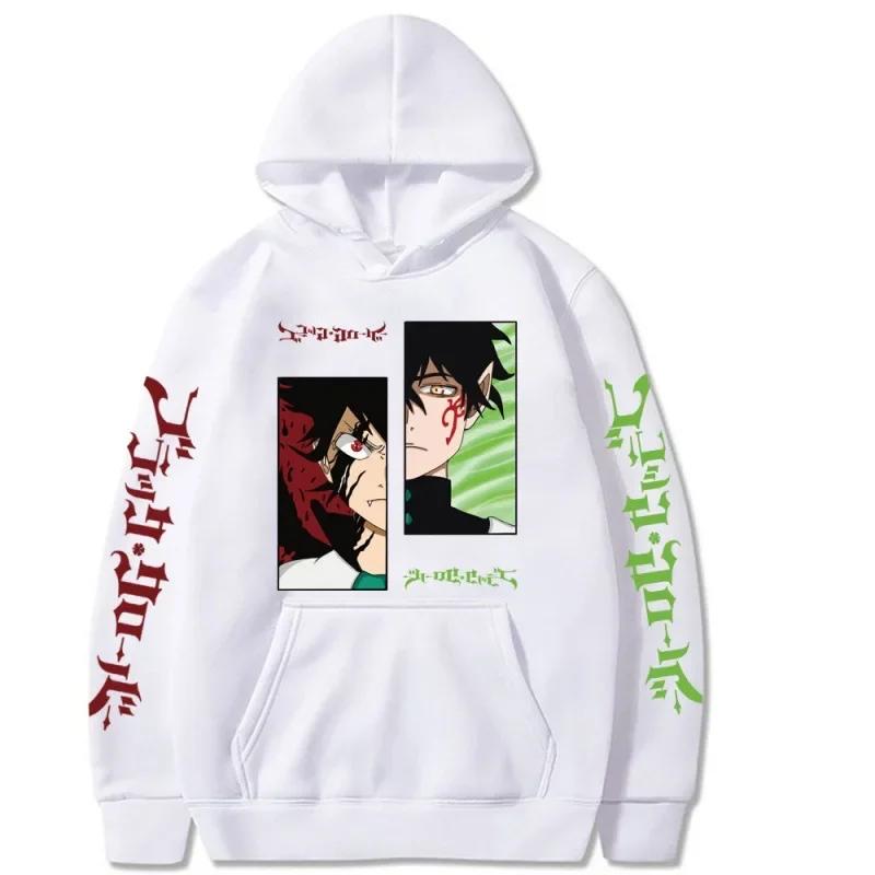 Asta Grafik Druck Anime Hoodie Männer Frauen Harajuku Schwarz Clover Sweatshirts Winter Mode Hip Hop Streetwear Plus Größe Hoody