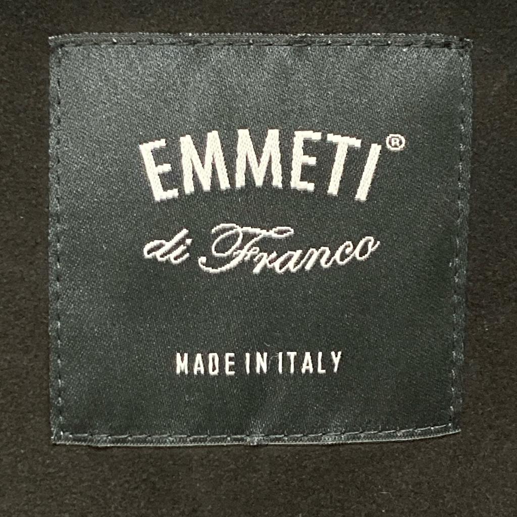 EMMETI Goat Suede JACK CAMO Denim Jacket Jacket 50 blackUsed