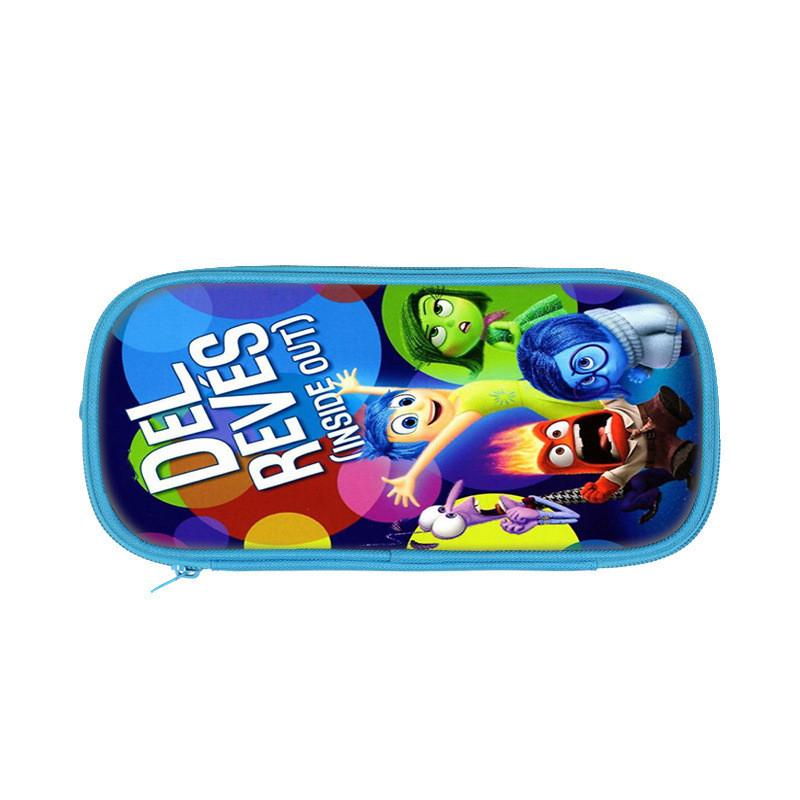Inside Out Brain Characters Pencil Case With Large Capacity For Students And Office Use